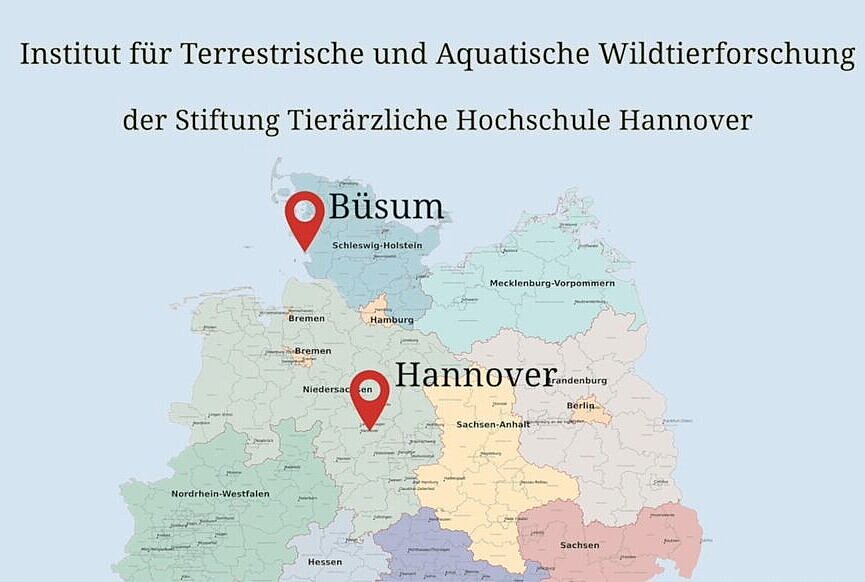 Die Standorte des ITAW in Büsum und Hannover